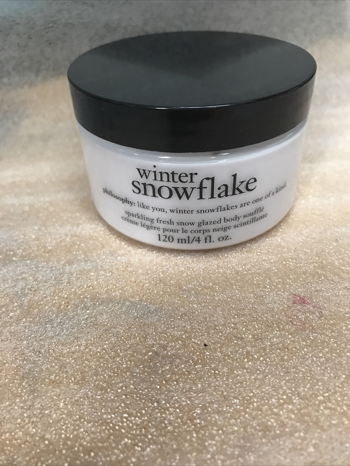 Winter Snowflake Body Souffle - Glazed Snow Scent, 4 oz