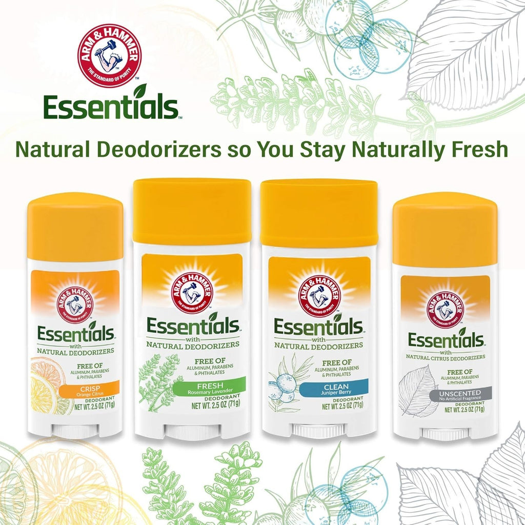 Natural Deodorant Pack of 3 - Rosemary Lavender 2.5 oz | Aluminum-Free