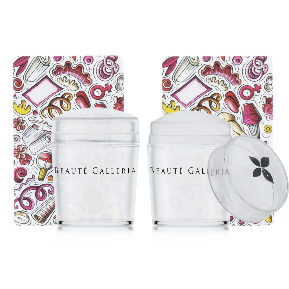 Nail Art Stamper and Scraper Set - 4 Pieces for DIY Nail Design