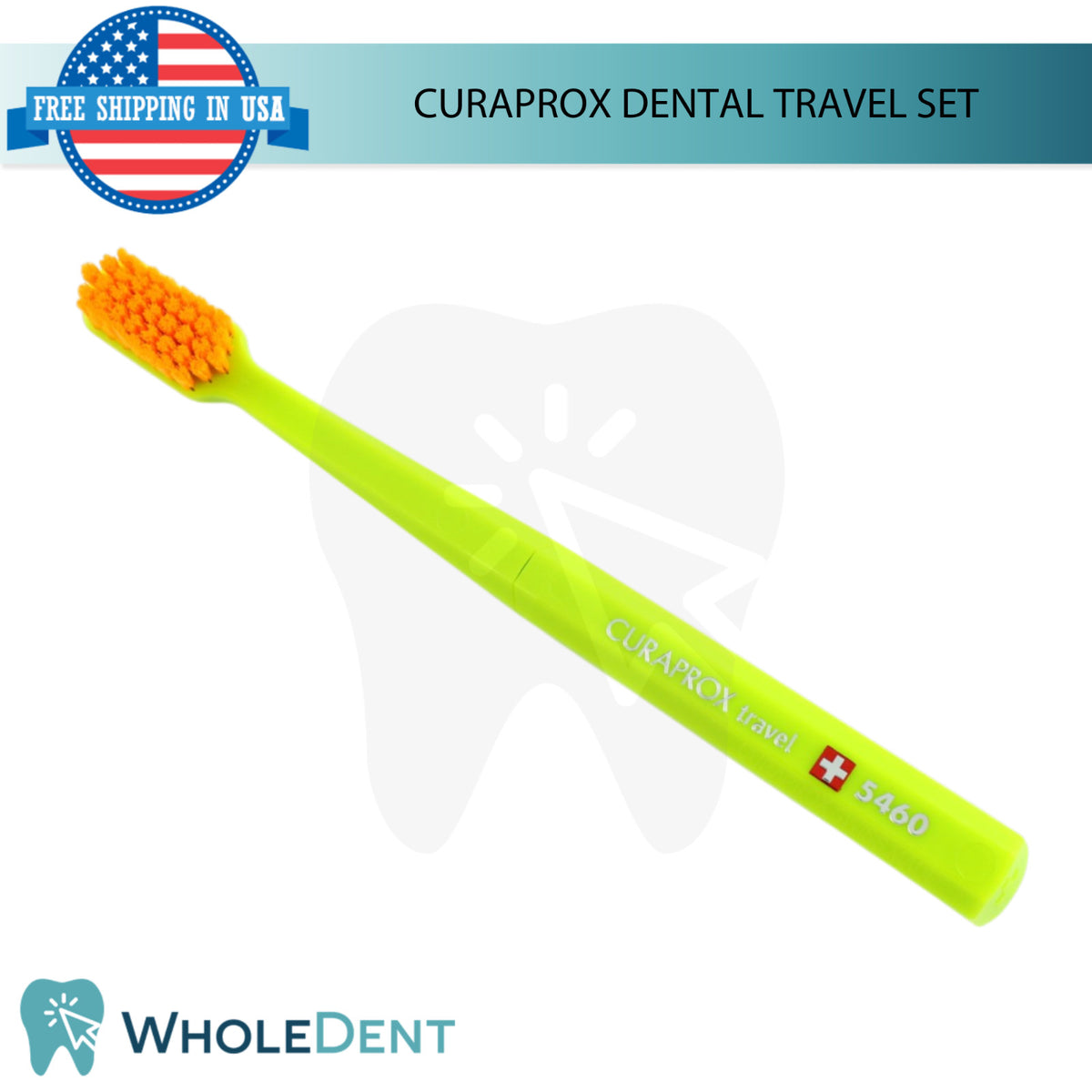 Travel Oral Hygiene Kit with Toothbrush and Interdental Brushes - Compact & Refillable