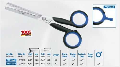 Hair Thinning Scissors with 42 Teeth - 6 Inch Texturizing Shears for Styling