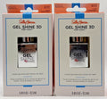 2 Pack Gel Shine 3D Top Coat Clear Nail Polish - 0.45 Fl Oz