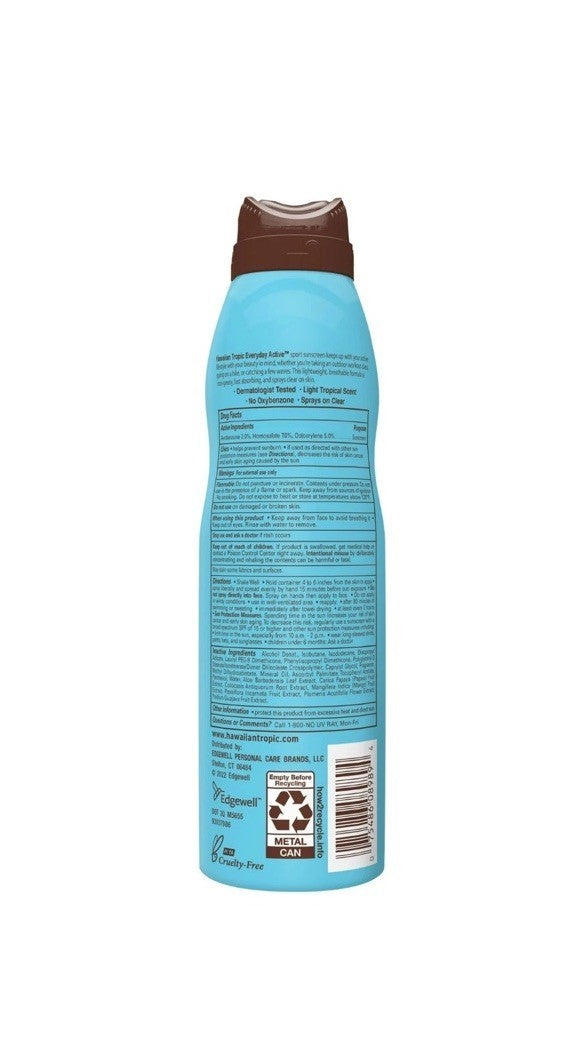 SPF 30 Clear Sunscreen Spray - Waterproof, Fast-Absorbing, Broad Spectrum
