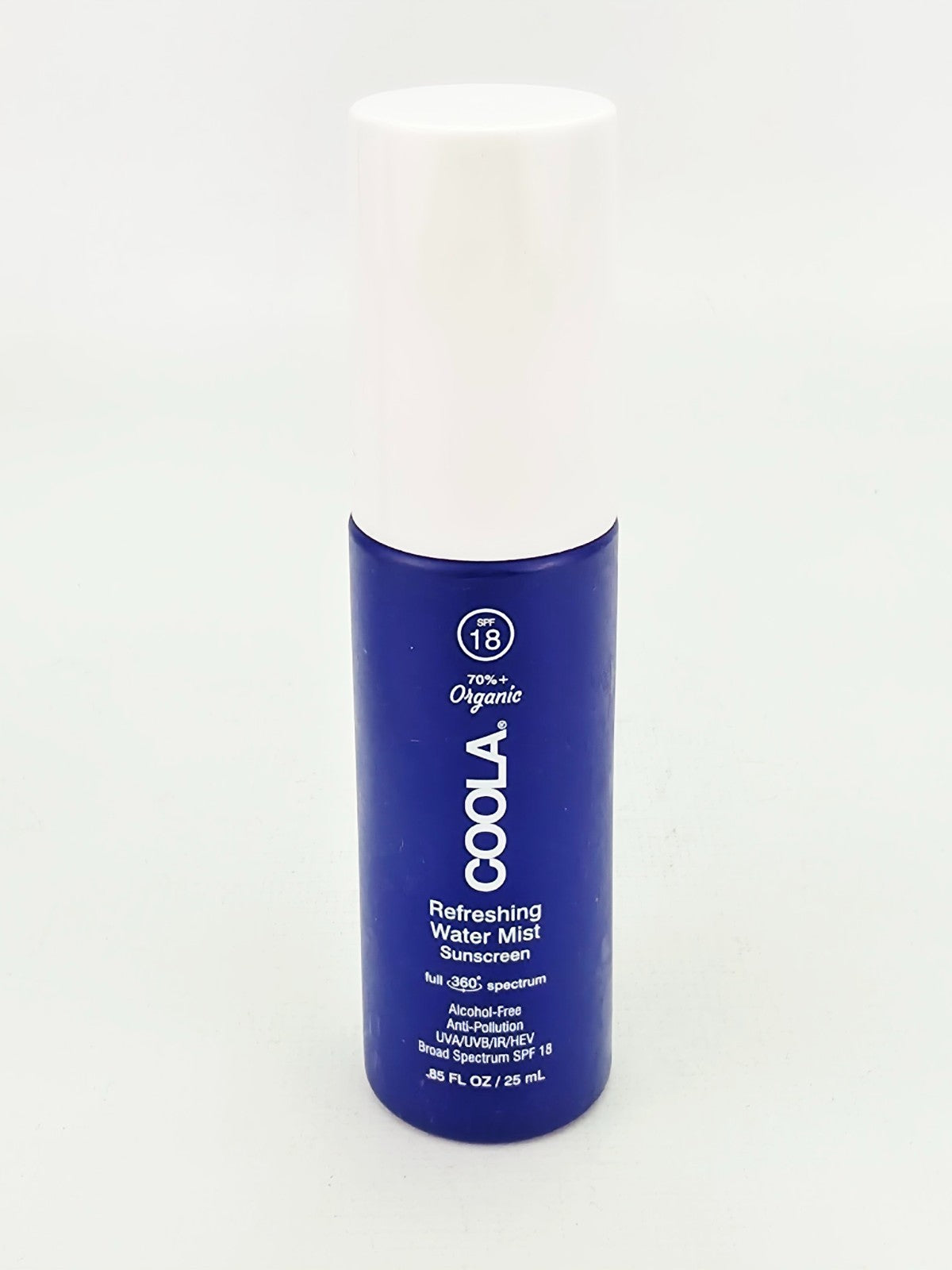 SPF 18 Water Mist Sunscreen Spray - Refreshing Hydrating SPF 18 Sunscreen Spray 0.85 oz Lot of 2