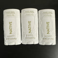 Native Deodorant Lot of 3 Desert Grass & Sandalwood - Paraben & Aluminum Free