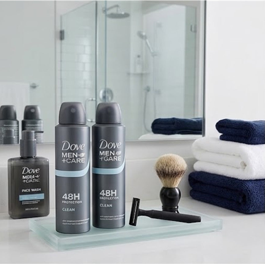 Men's Deodorant Spray 150ml x 6 Pack Long-Lasting 48H Freshness