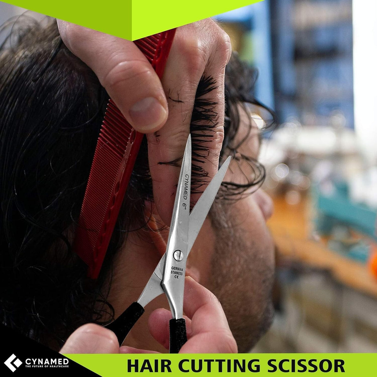 Professional Barber Hair Cutting Scissors - 2 Pairs Stainless Steel Shears
