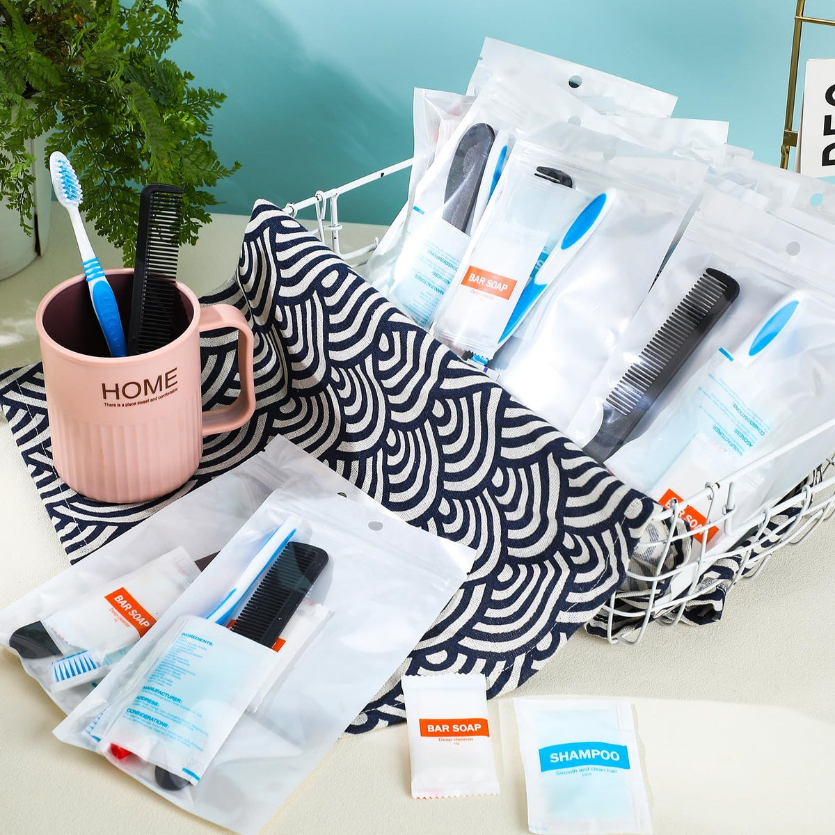 Personal Hygiene Kit Bulk 96 Sets Toiletry Kits for Homeless Care