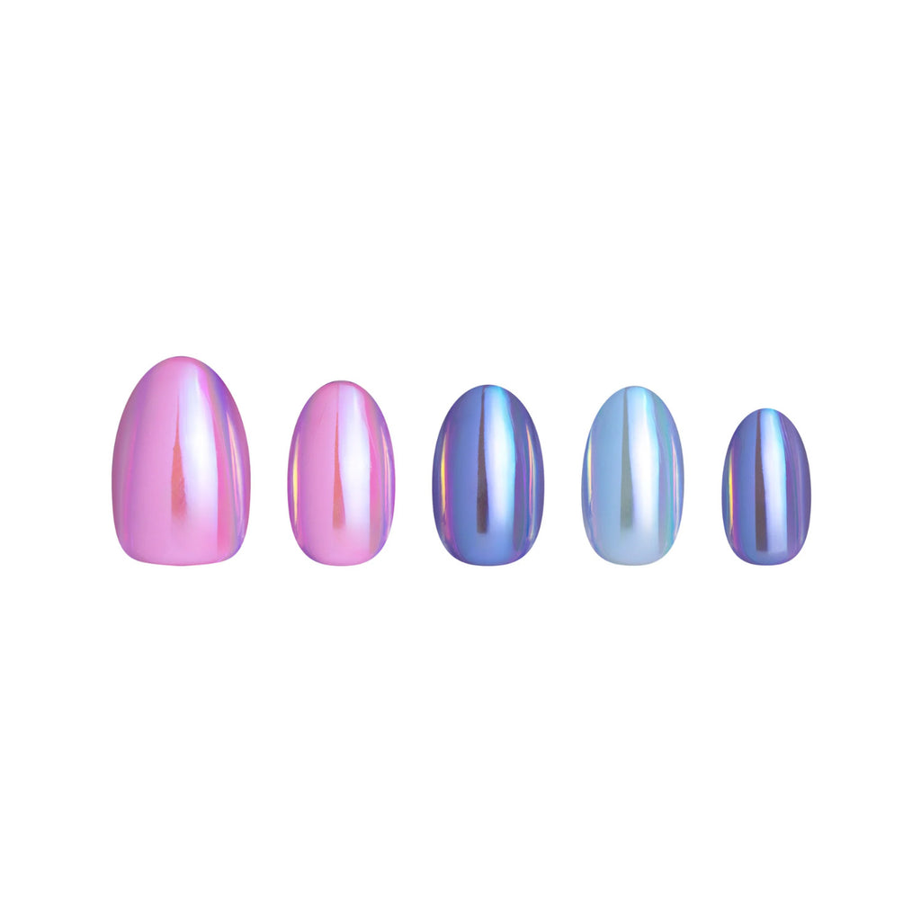 Press-On Nails Pack - Short Almond Fake Nail Set for DIY Manicure