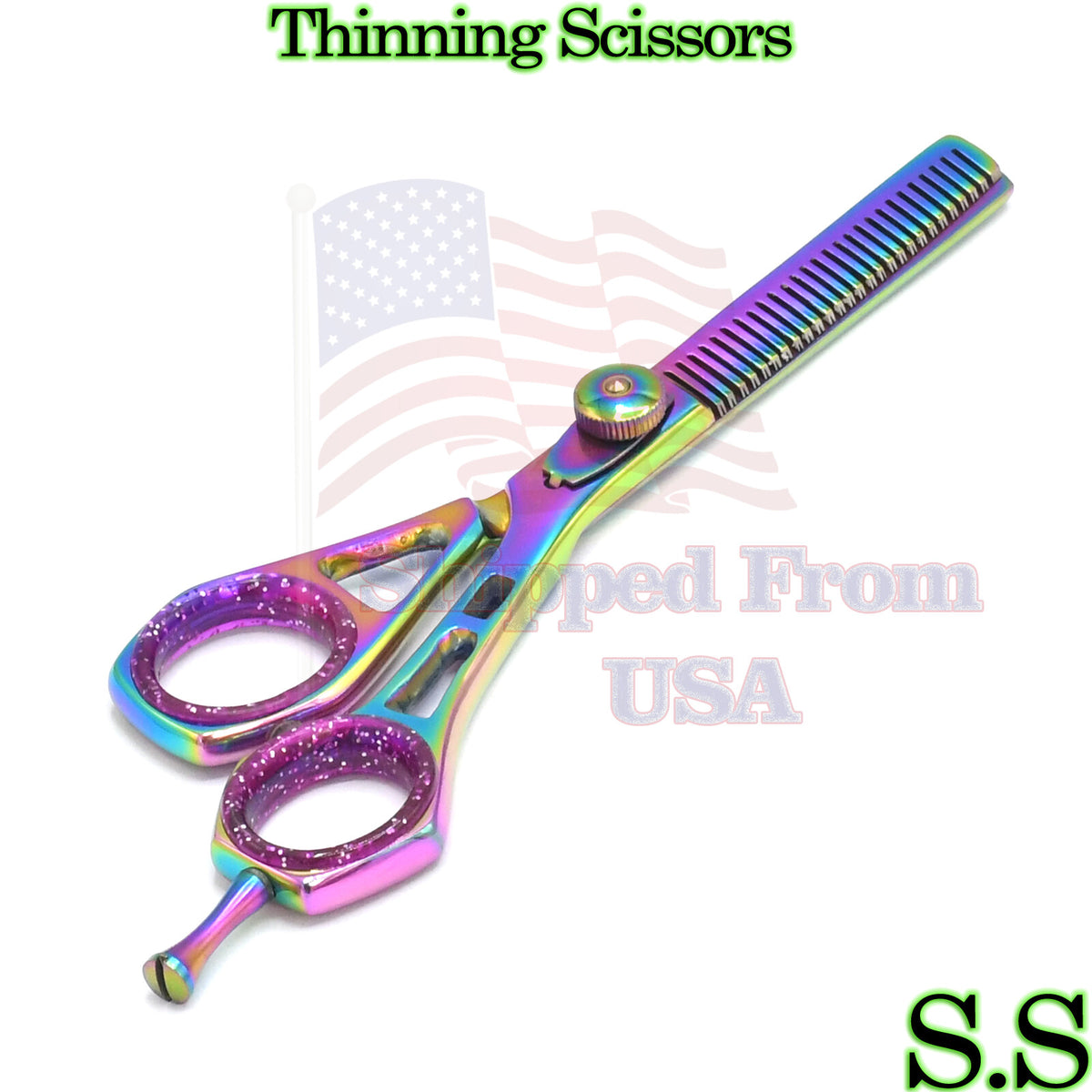 6 Inch Professional Hair Cutting Thinning Scissors Barber Shears Stainless Steel BTS-411