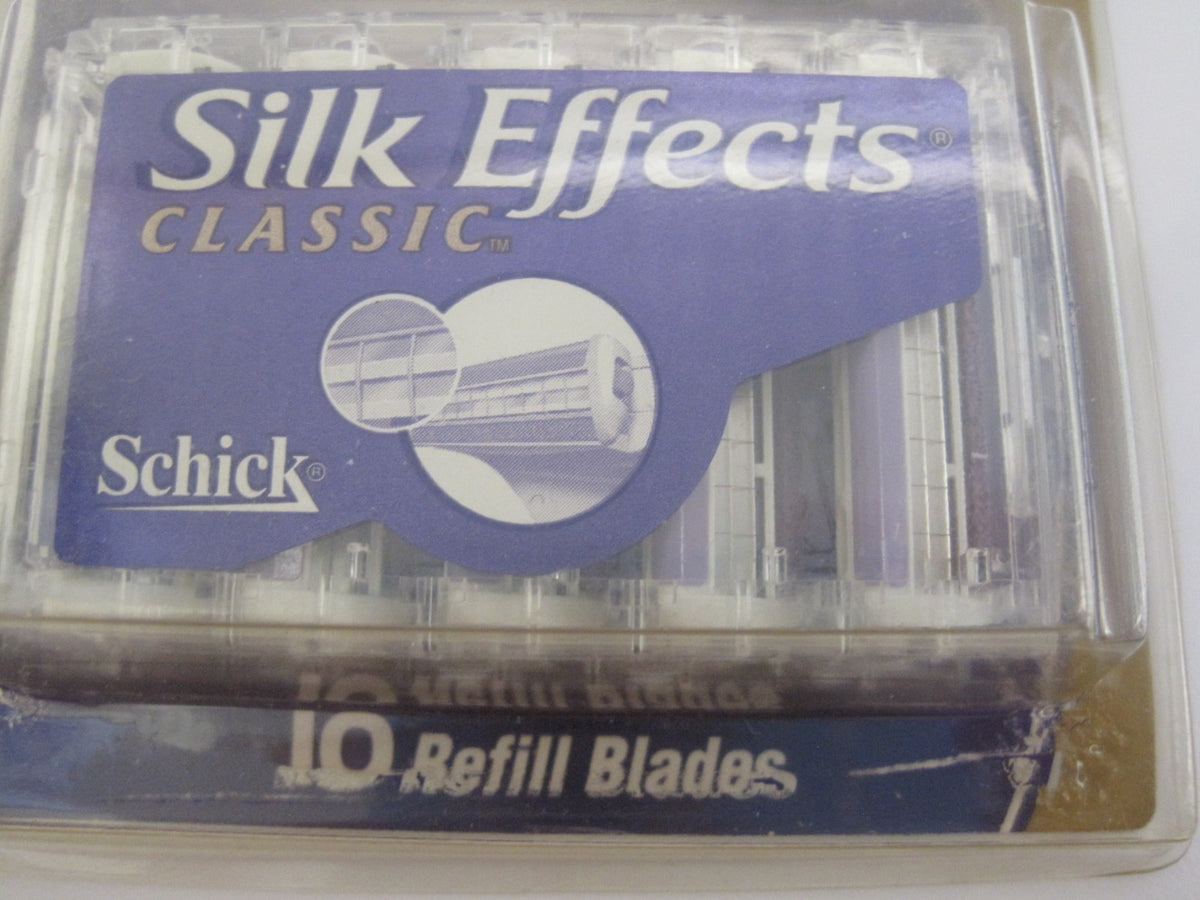 Schick Silk Effects Razor Blade Refills - Classic & Plus Blades, NOS