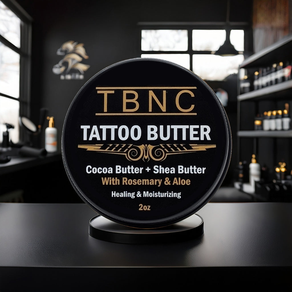 Tattoo Aftercare Butter Unscented – TBNC 2oz/4oz, Made in USA