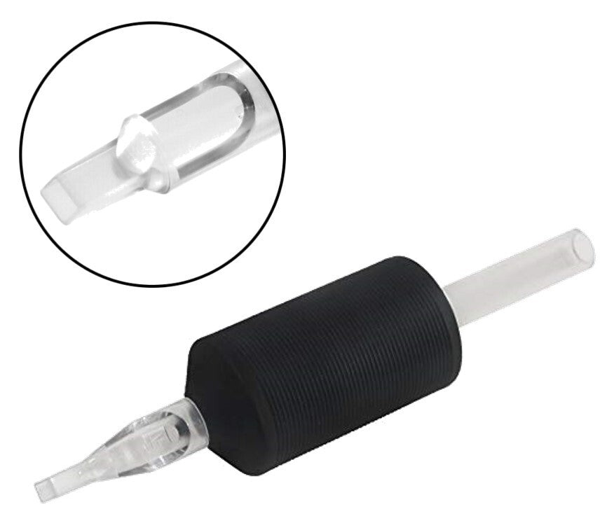 Disposable Tattoo Tubes 1 Inch Round/Flat/Diamond – 20 Pcs