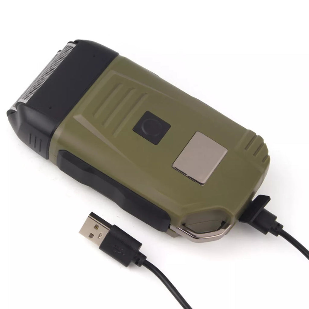 Men's Rechargeable Waterproof Electric Shaver Trimmer with LED Display