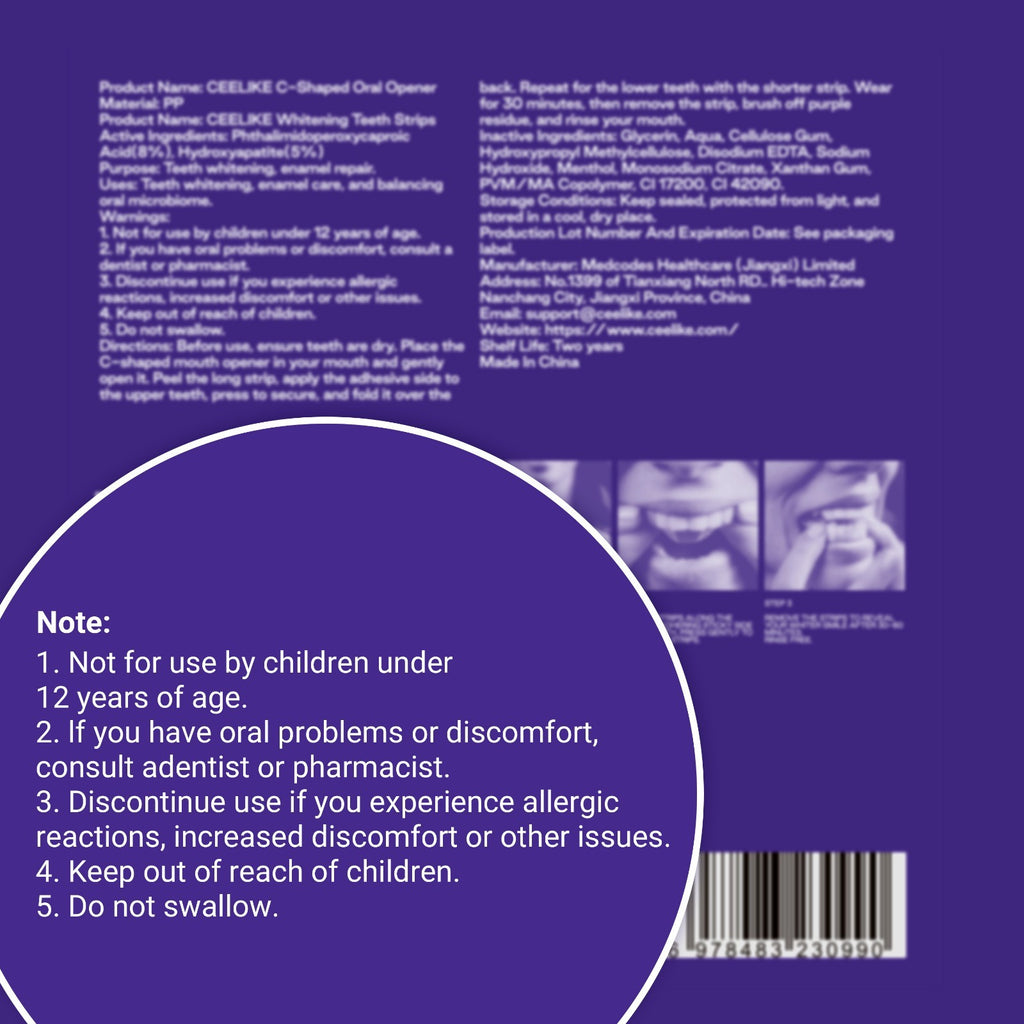 Purple Strips with PAP & nHAP - 14 Strips, 7-Day Use
