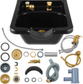 Portable Wall Mount Shampoo Bowl with Faucet & Sprayer for Salon