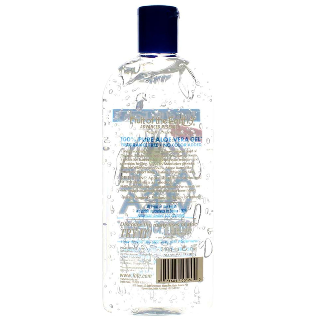 Unscented Aloe Vera Gel - 12 oz, Hydrating & Soothing for Skin
