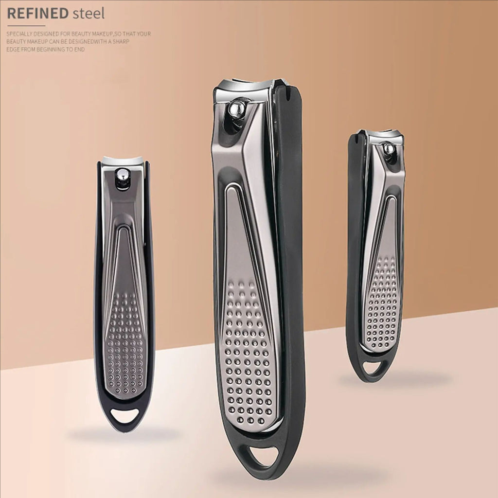 Extra Large Stainless Steel Toe Nail Clippers & Nail Scissors Set - Professional Pedicure Tool