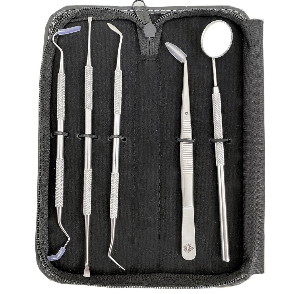 Dental Cleaning & Whitening Kit - 5 Pc Oral Hygiene Set