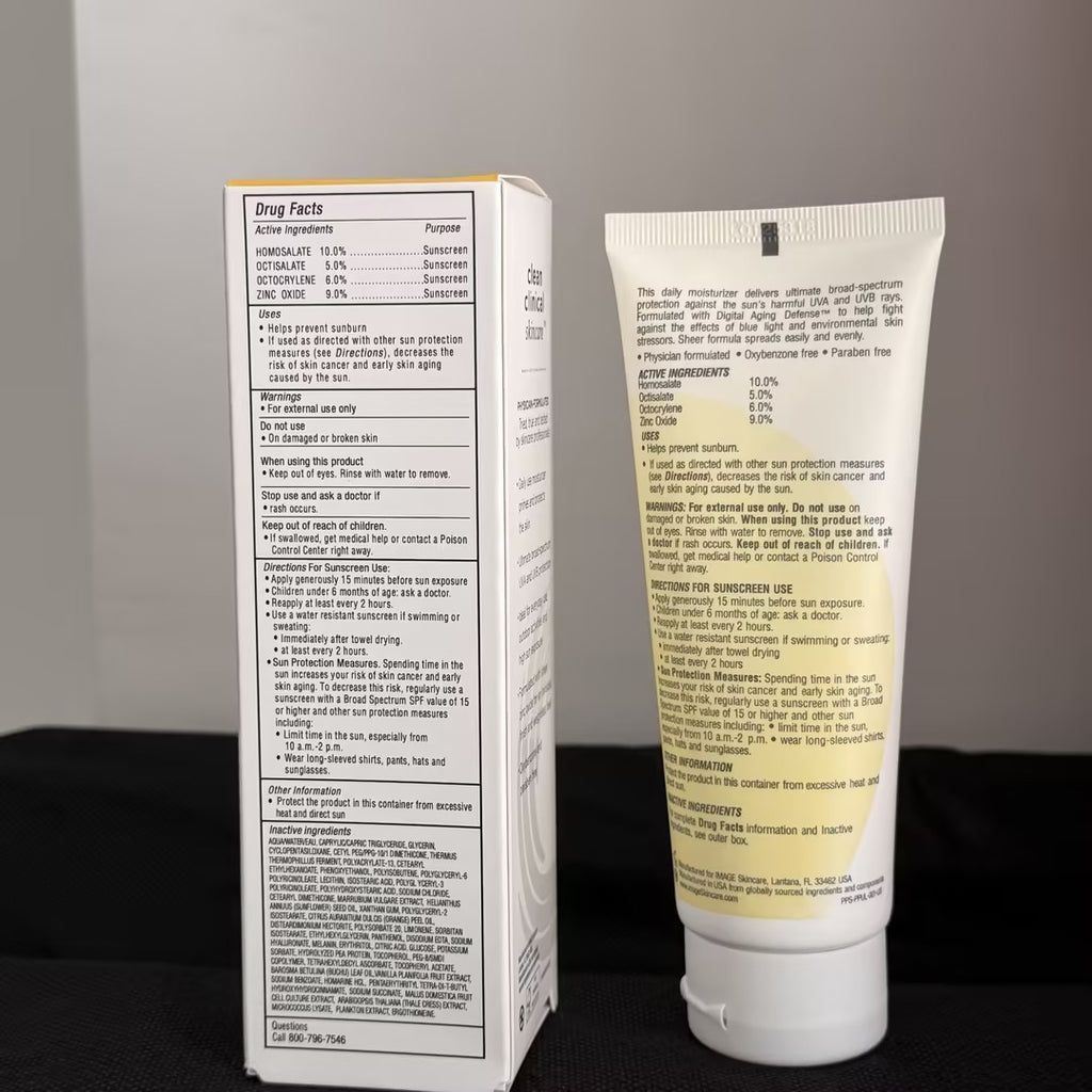 SPF 50 Daily Moisturizer with Sun Protection - Hydrating Face Cream 3.2oz