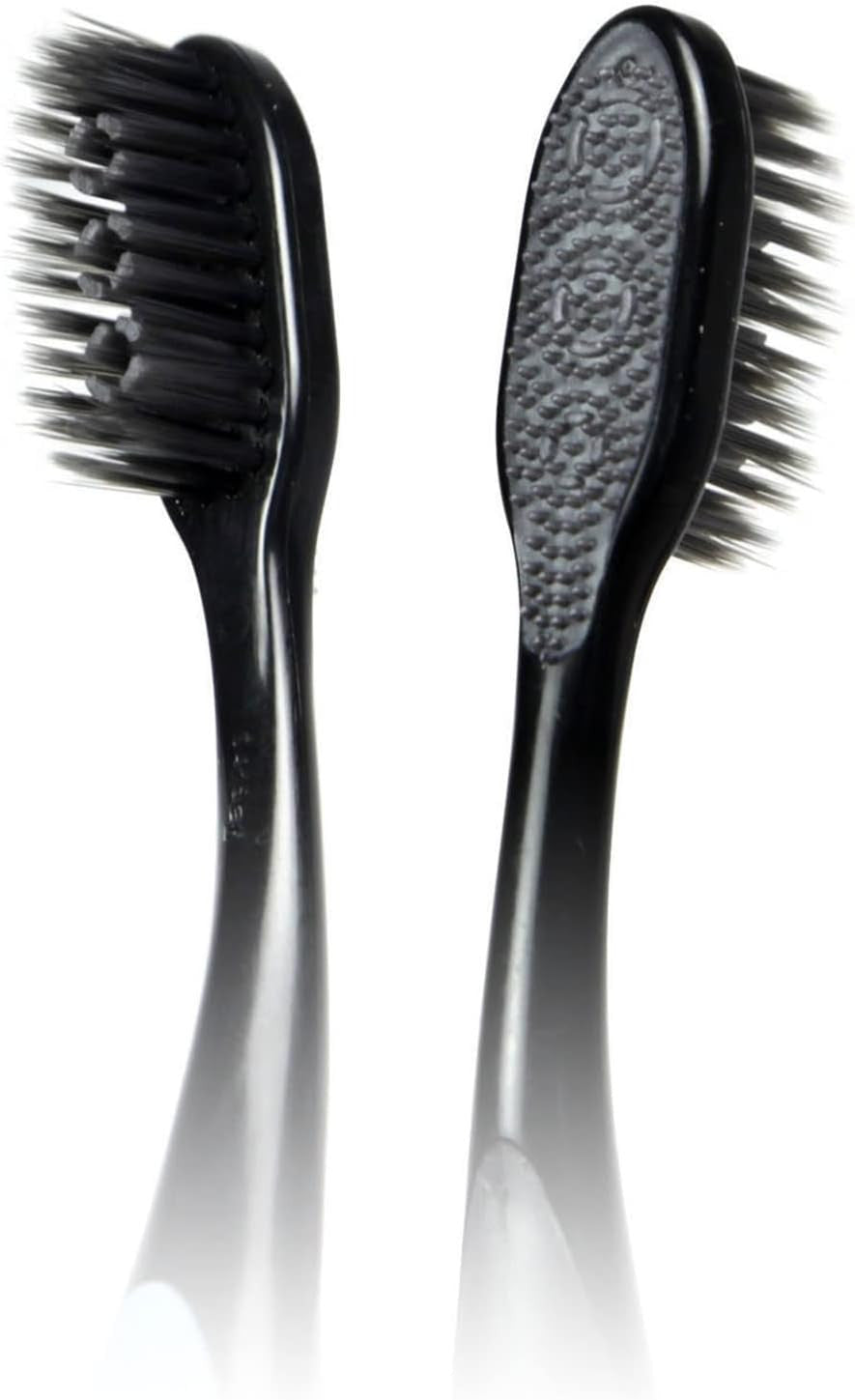 Charcoal Infused Medium Toothbrush - 1 Count for Oral Care