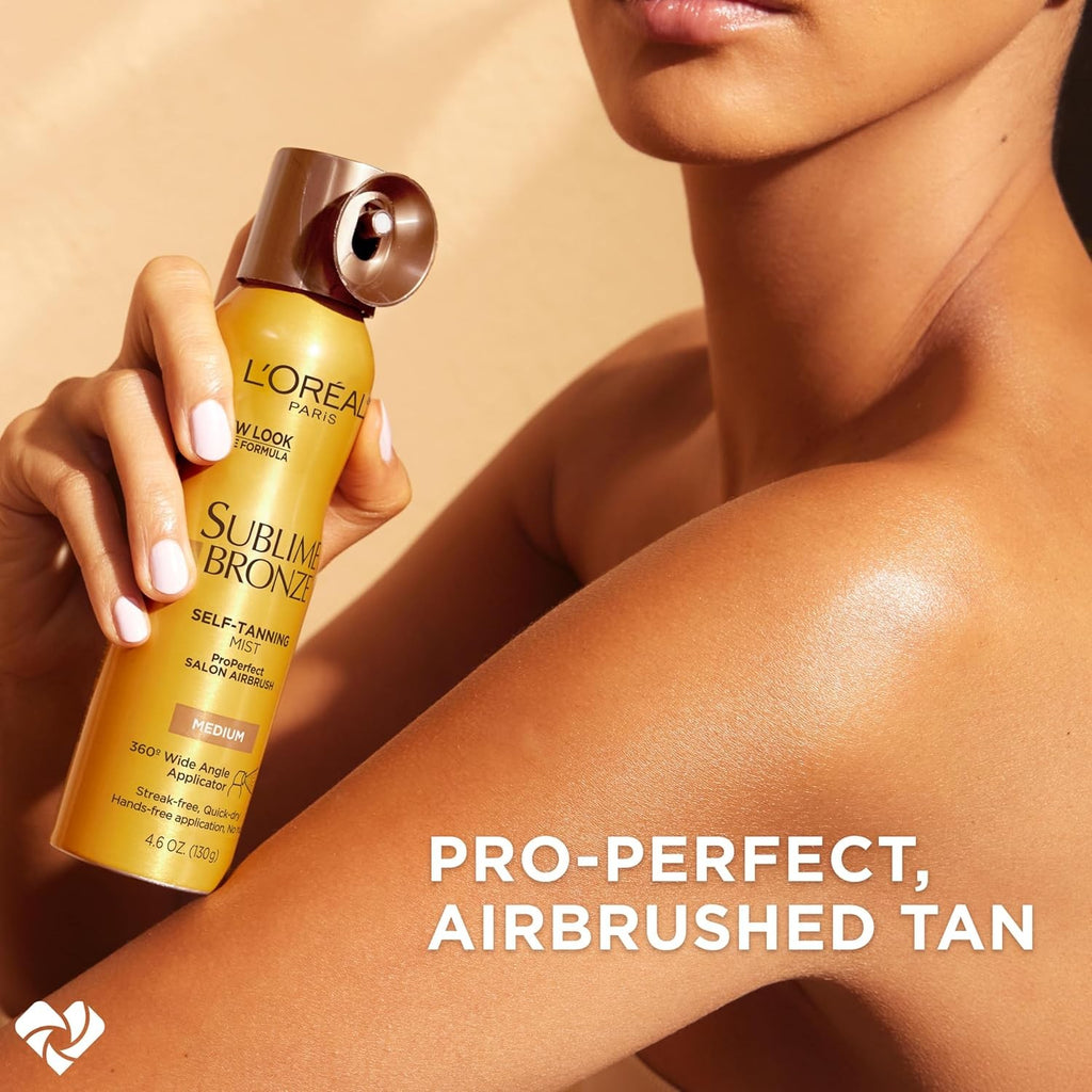 Self Tanning Mist - Natural-Looking Spray Tan for Face & Body, 4.6 Oz