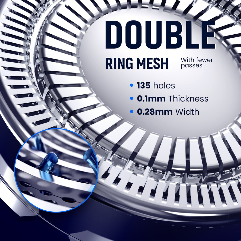 Men's 3D Rotary Electric Shaver with Pop-up Trimmer, Fast Charging