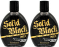 Black Bronzer Tanning Lotion - Dark, Long-Lasting, Silicone-Infused Set of 2