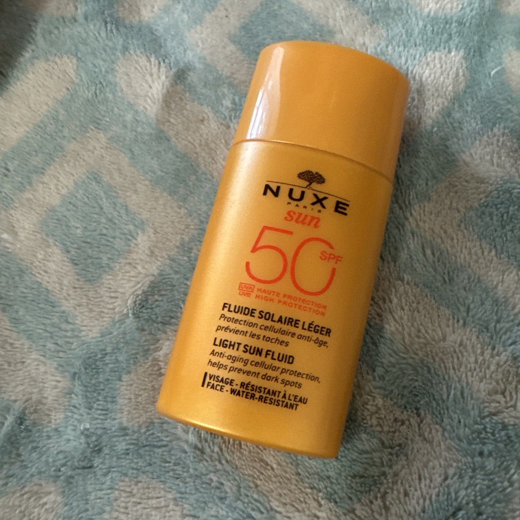 NUXE SPF50 Anti-Aging Sun Fluid Sunscreen 50ml Light Sun Protection