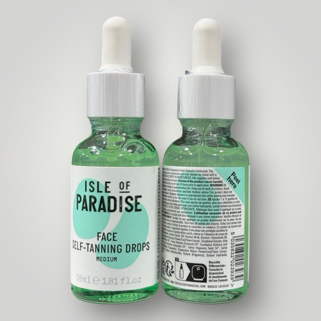 Self Tanning Drops Medium for Face & Body - 2 x 30ml