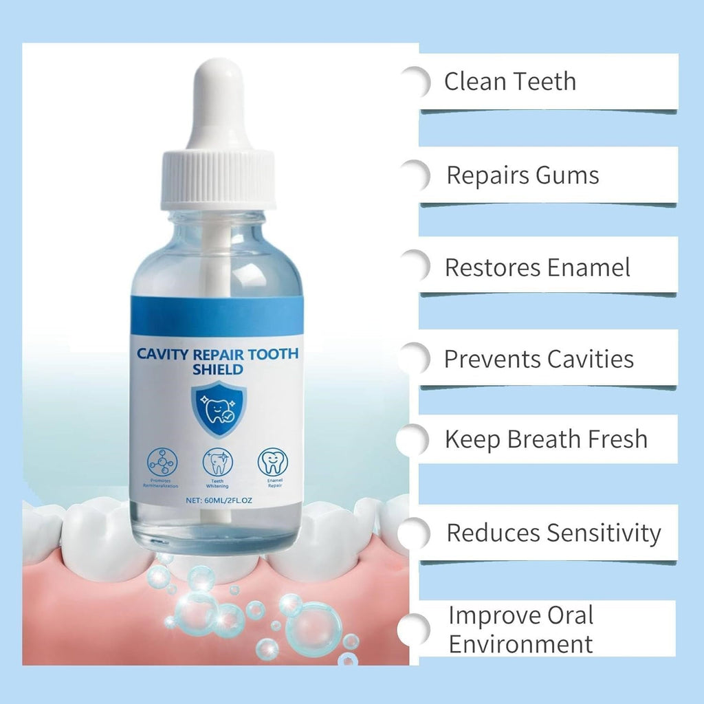 Cavity Healing Tooth Serum with Nano Hydroxyapatite - 2 Pack, 60ml