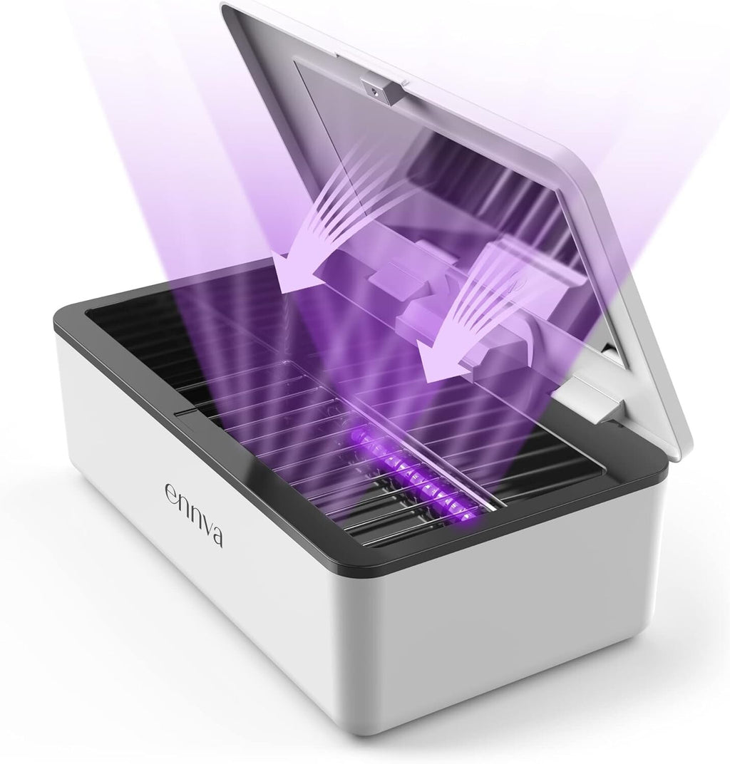 Large UV Light Sanitizer Box Portable UV-C Disinfection Sterilizer for Phone Keys Glasses