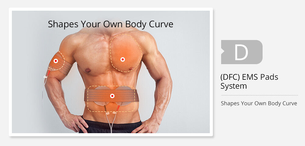 Muscle Stimulator Electrode Machine for Body Slimming & Pain Relief