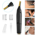 Men's Electric Nose Ear Hair Trimmer & Facial Grooming Kit - Portable, Waterproof, Painless