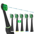 Replacement Toothbrush Heads for All Models - Pack of 5 Black