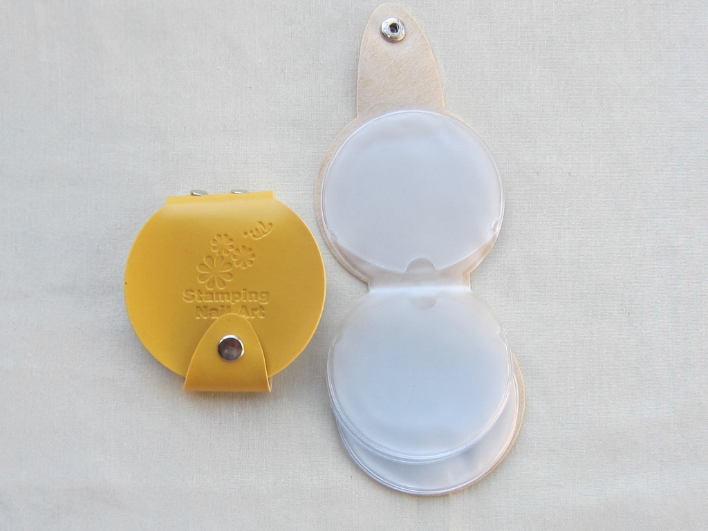 24-Slot Nail Art Stamping Plate Case Holder Storage for 5.5cm Round Plates