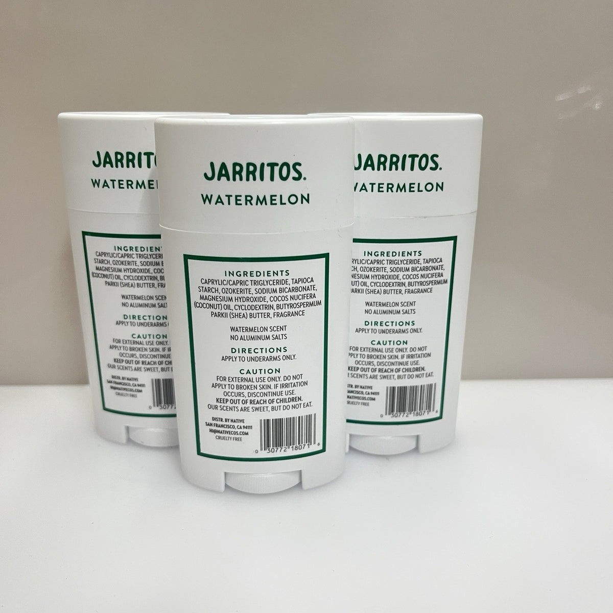 Native Watermelon Deodorant Set - 3 Pieces 2.65 Oz Limited Edition