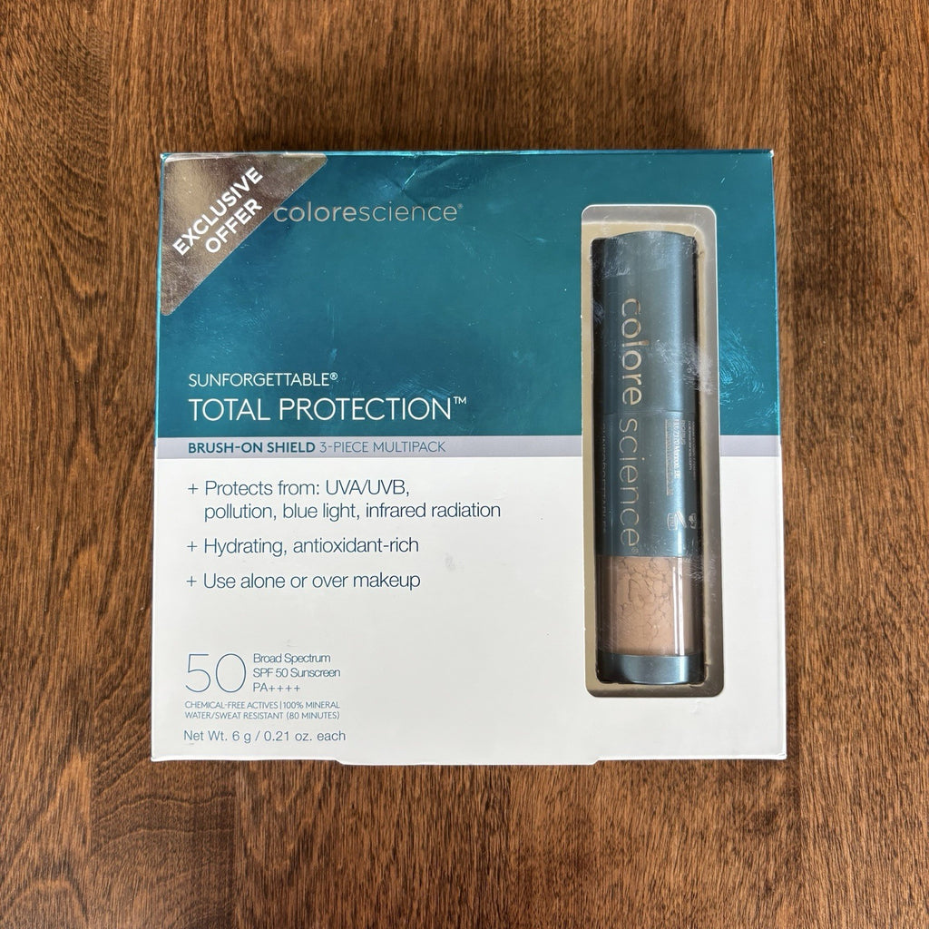 SPF 50 Broad Spectrum Mineral Sunscreen Brush-On with Hydrating Antioxidants - Medium Shade