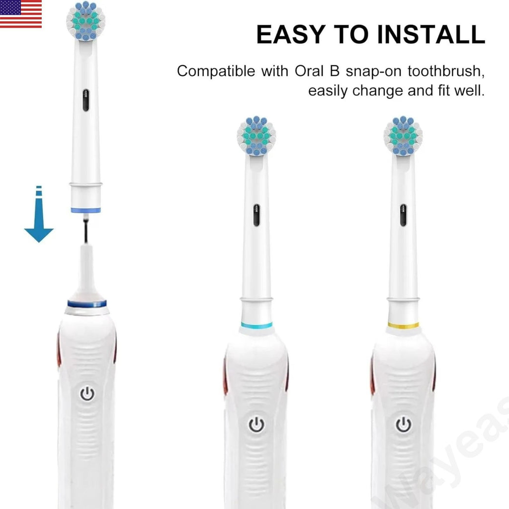 8PCS Electric Toothbrush Replacement Heads Compatible with Oral-B