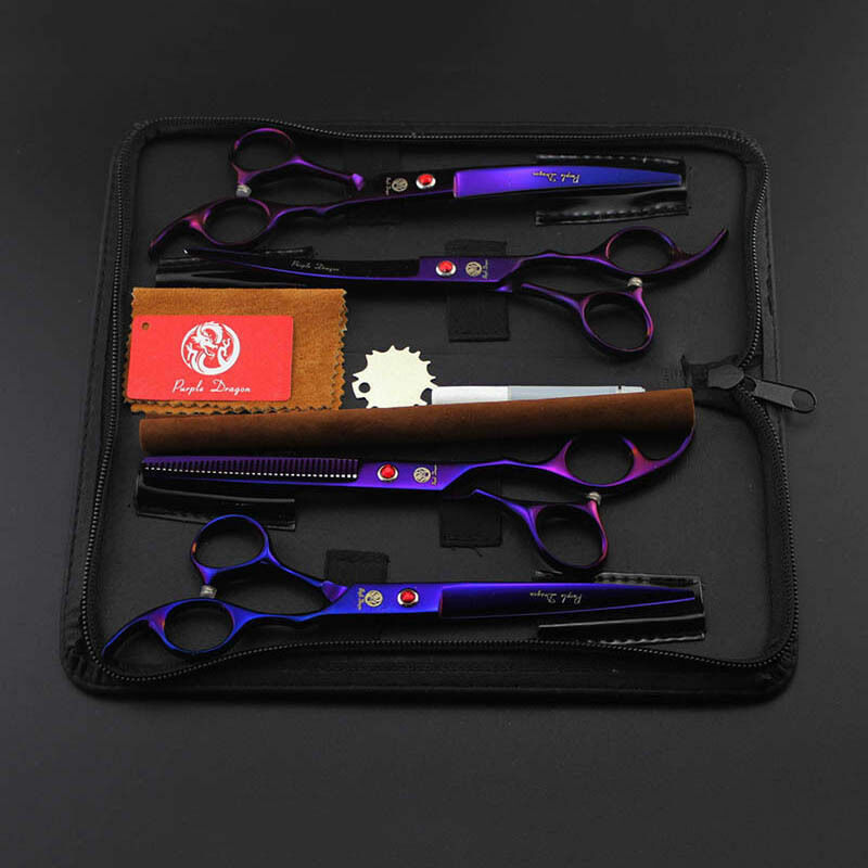 Professional Hair Cutting & Thinning Scissors Set - Barber Shears 7 Inch