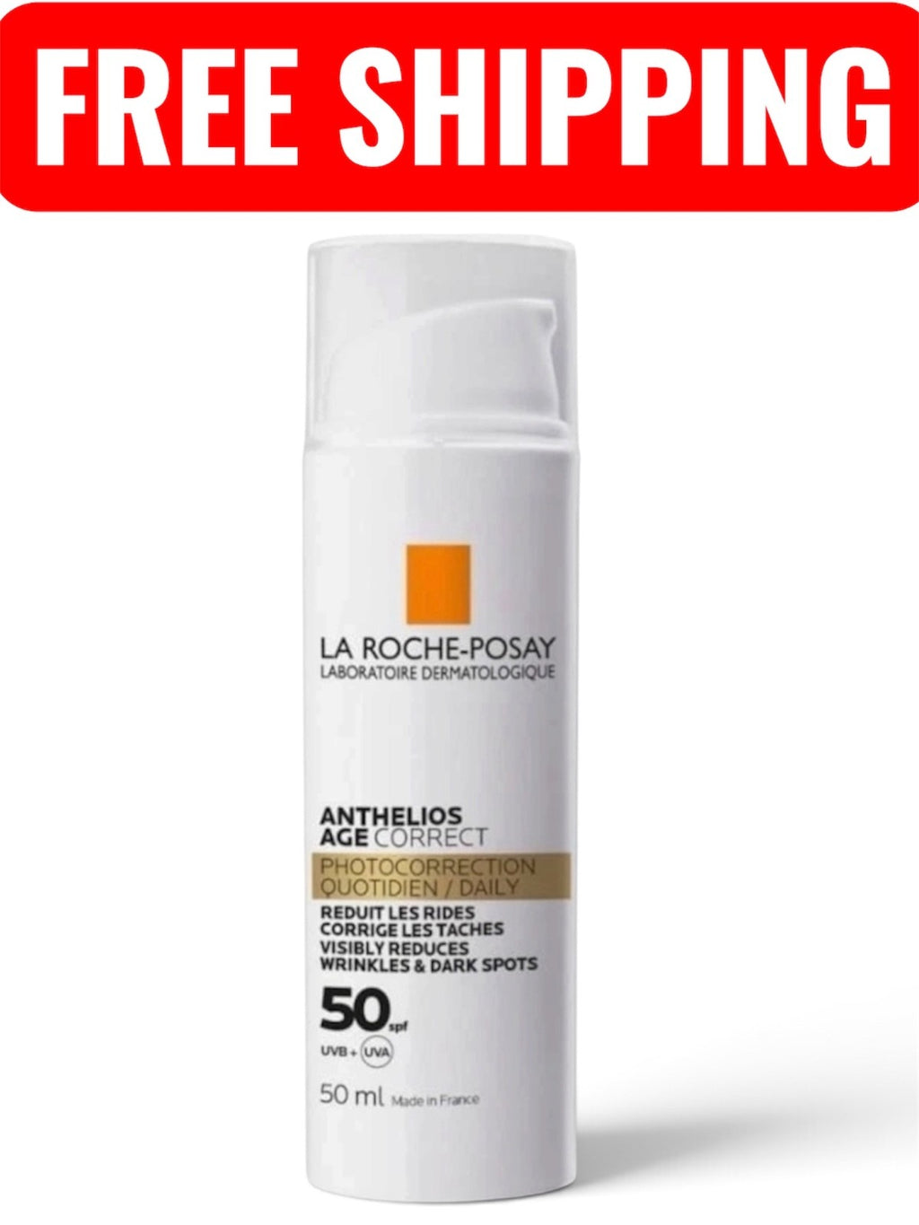La Roche-Posay Anthelios Age Correct SPF 50+ Gel-Cream 50ml - Anti-Aging Sun Protection
