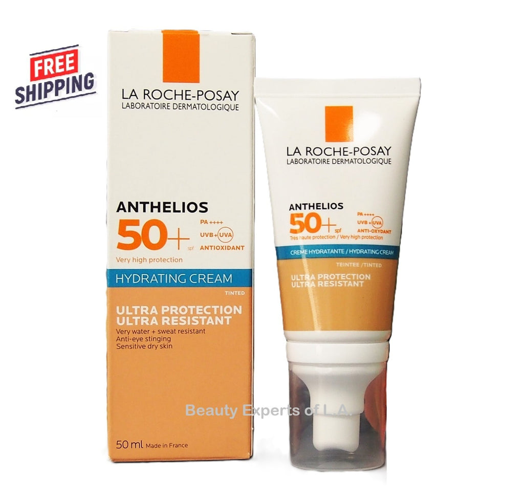 SPF 50+ Tinted Moisturizing Sunscreen Cream for Sensitive Skin 50ml