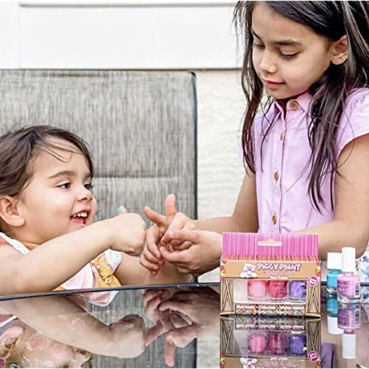 Non-Toxic Nail Polish Gift Set for Kids and Adults - Easter Bunny Theme