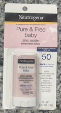 Baby Zinc Oxide Sunscreen Stick SPF 50 Broad Spectrum - Gentle & Safe