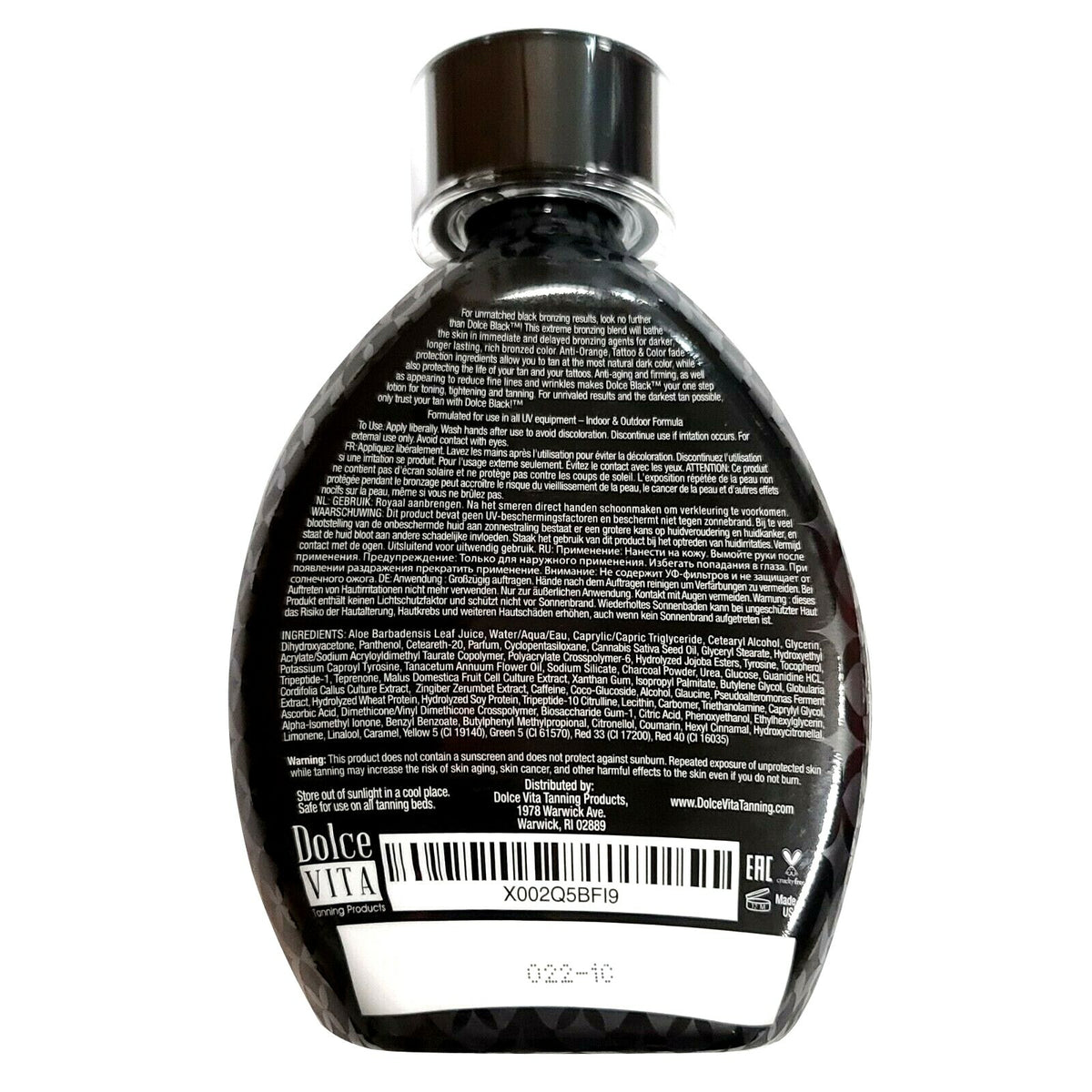 Dark Self Tanning Lotion with Tattoo & Tan Extender - Long-Lasting Bronzer