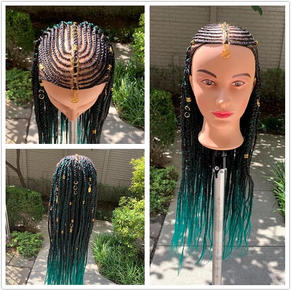 26-28 Inch Mannequin Head for Hair Styling Training Cosmetology Doll with Clamp