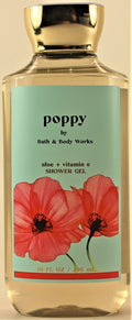Bath & Body Works POPPY Body Wash & Shower Gel 10oz - Fragrance & Moisturizing