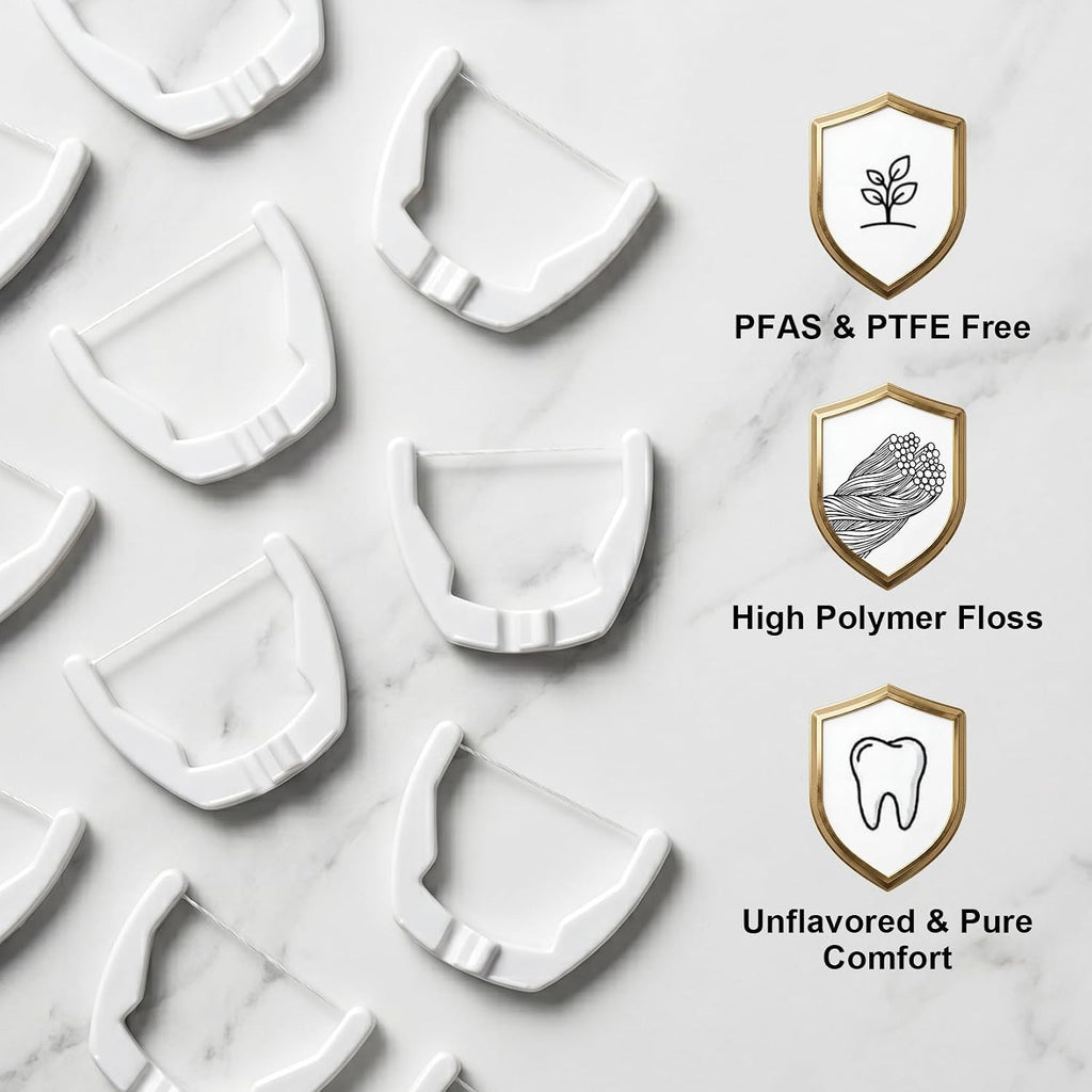 Floss Refills for Power Flossers - 70 Unflavored Heads Pack of 2