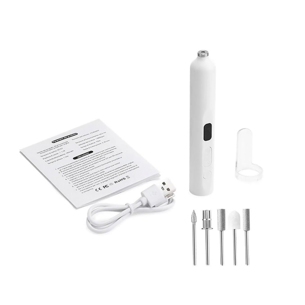 Electric Nail Drill Kit for Thick Toenails Manicure Pedicure Set