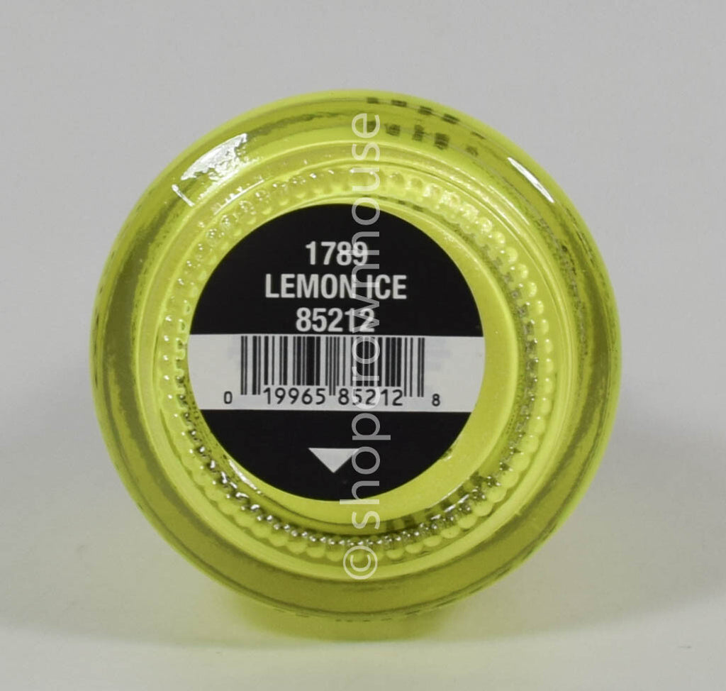China Glaze Nail Lacquer Polish Lemon Ice 0.5 fl oz - Long-Lasting Color